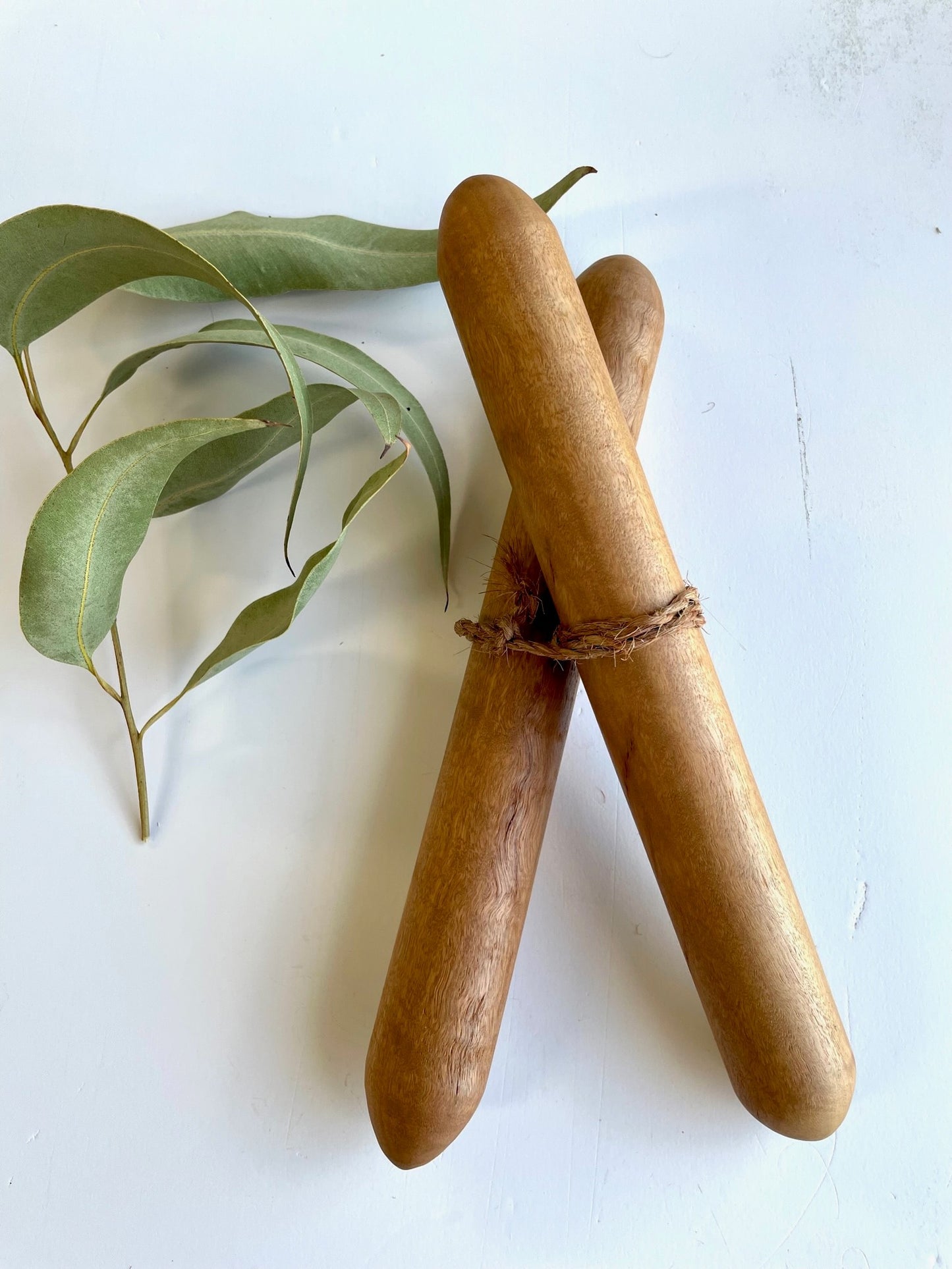 Round Clap Sticks set - by Mick Bogie (Wiradjuri)