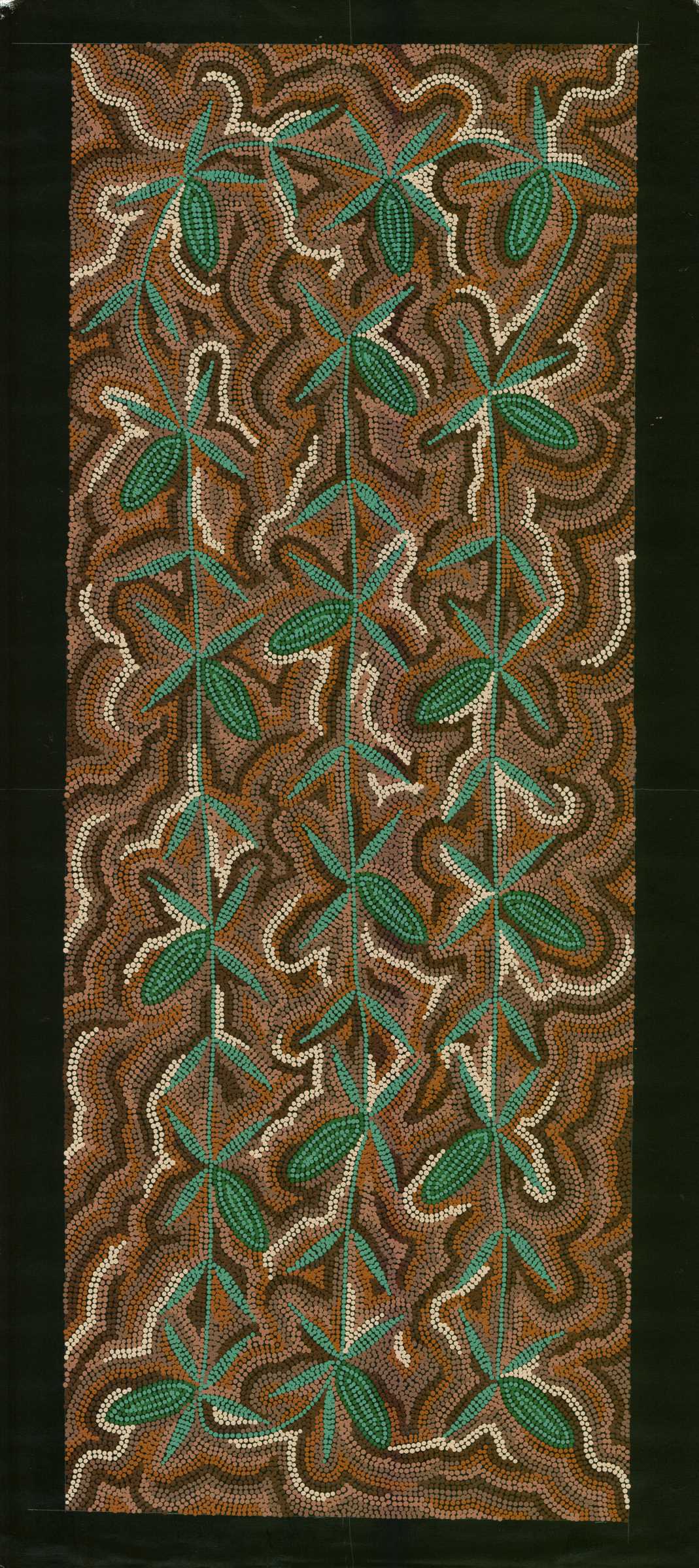 Bush Bananas - Unframed on canvas - Stephen Berger (Arrernte)